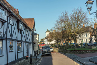 Northern end of West Malling's High Street, Kent.