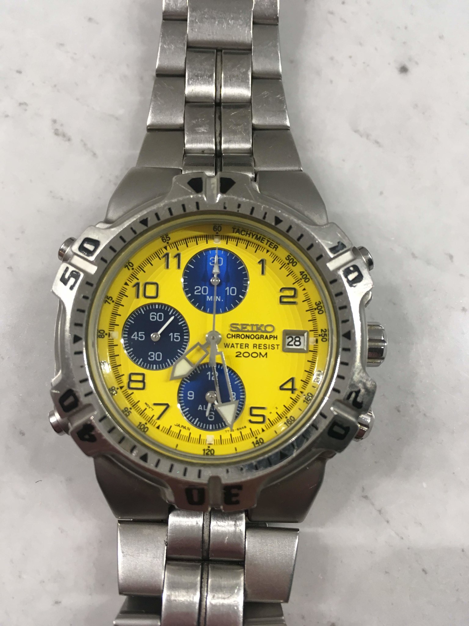 FS: Seiko 7t32-6k19 - yellow chrono $ | The Watch Site