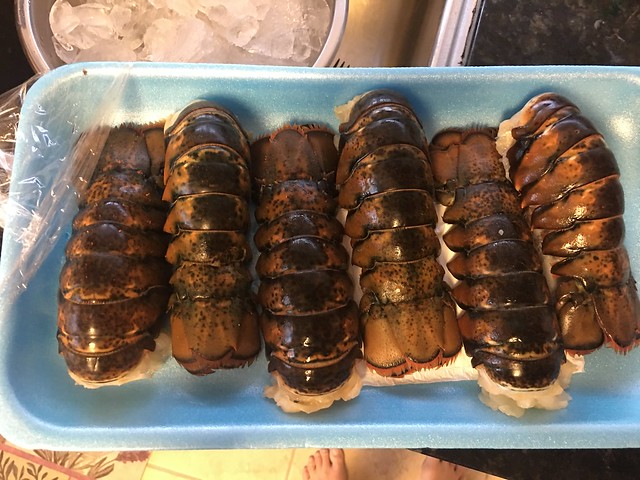 fresh lobster from Costco