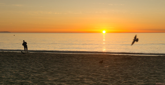 Sunrise, Lever du soleil, Espagne, Costa Del Sol, Torremolinos - 2321