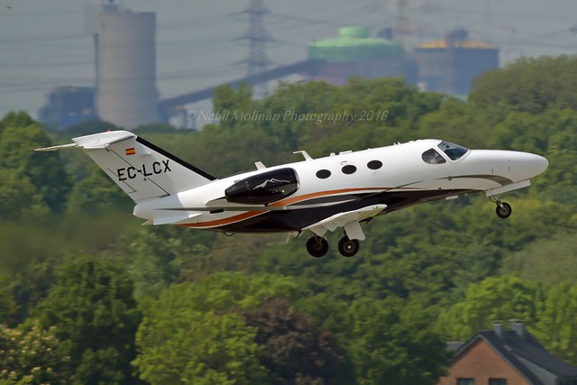 Aerodynamics Málaga EC-LCX Cessna 510 Citation Mustang cn/510-0235 @ EDDL / DUS 03-05-2018