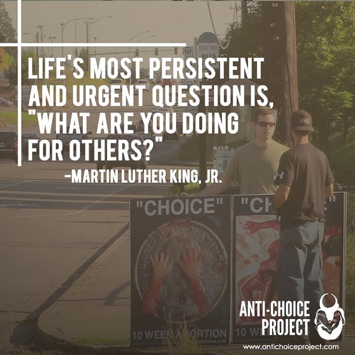 "Life's most persistent and urgent question is, 'What are you doing for others?'" – Martin Luther King, Jr.