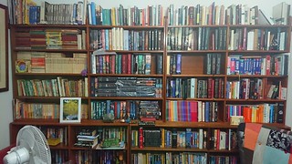 Main bookcase in new home | Mostly sorted my main bookcase i… | Flickr