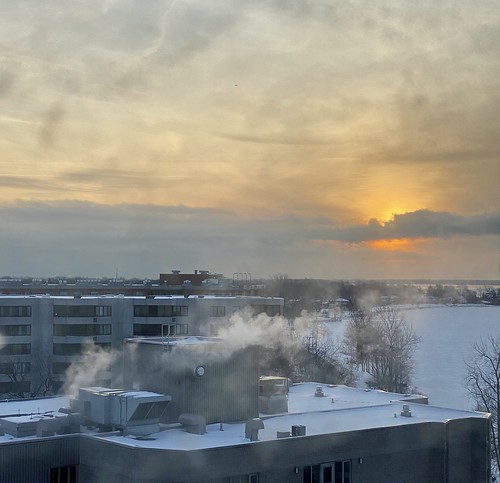 colours clouds cold morning mornings sunrises colourfulsunrises cloud allclouds morningclouds steam buildings beautifulnature wonderfulnature awesomenature lakeshore lacstlouis lakestlouis lake montreal montrealsuburbs outdoors outdoorscenes carecentrebuilding frozenlake ice