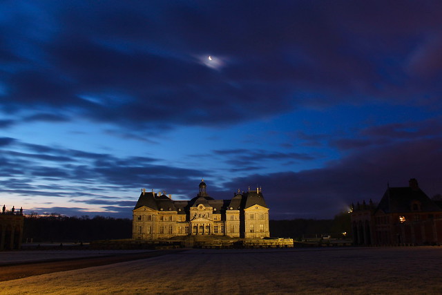 Castle and Moon