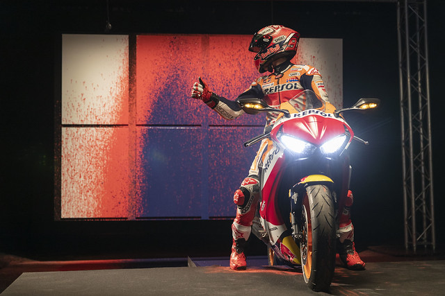 Marc Marquez Moto ART Barcelona 25 de septiembre de 2019.