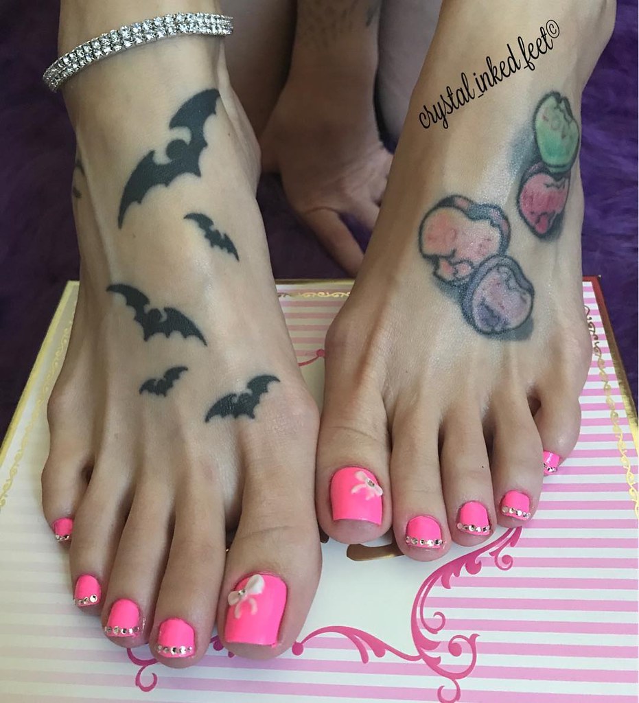 Crystal Inked Feet L Mew24 Flickr