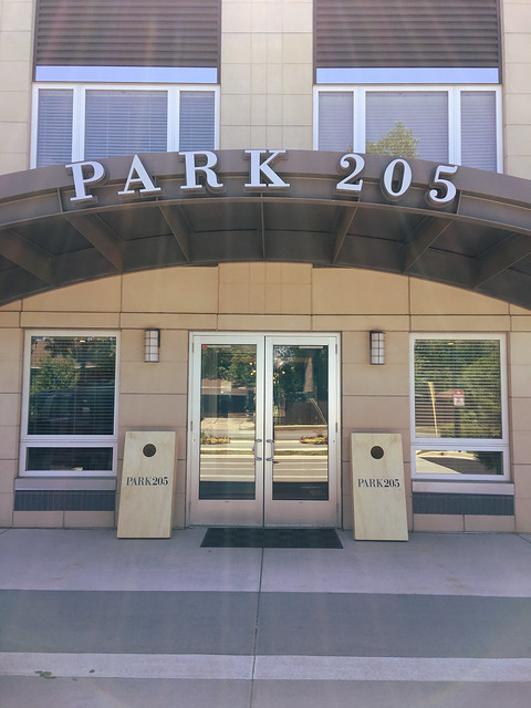 Park 205 in Park Ridge amenities custom baggo set