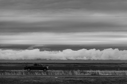 city blackandwhite bw beautiful clouds motion lines weather truck landscape photography photo movement highway geometry landscapeorientation nikond850 tamronsp70200mmf28divcusda009n lrpubcoll