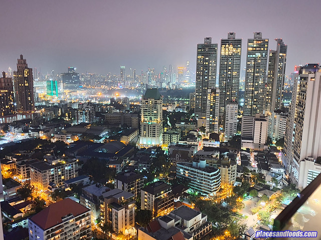bangkok city night view