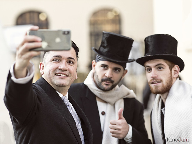 Selfie entre caballeros