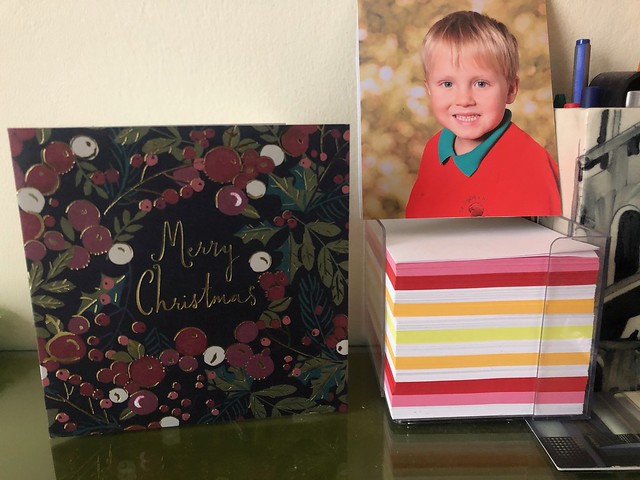 Christmas Card and Ezra