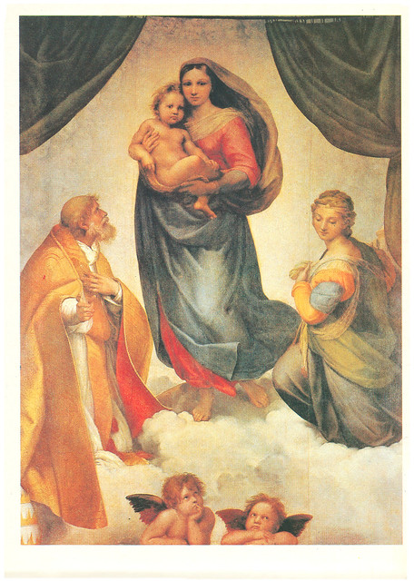 4) РАФАЭЛЬ САНТИ [1483-1520] Raffaello Santi. Сикстинская мадонна