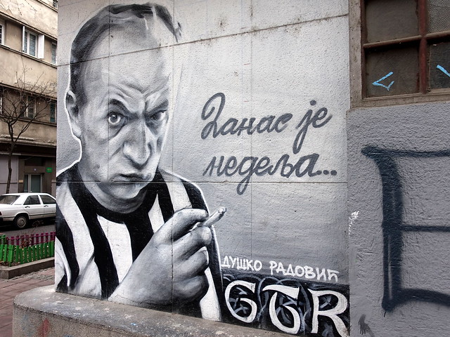 Street art in Belgrade (artist: GTR Collective)