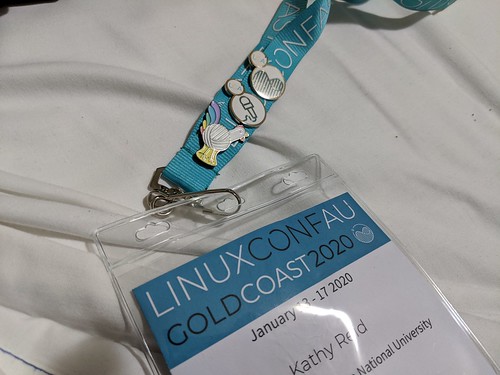 Badge from linux.conf.au 2020