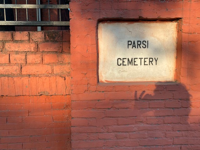 City Moment - Offering a Rose to Villy Sorabji, Parsi Cemetery
