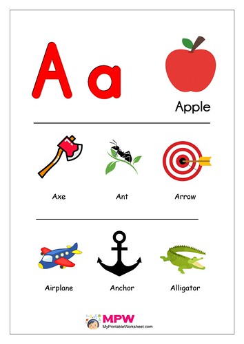 Things that start with A, to Z Alphabet | Toddlers like Fun … | Flickr