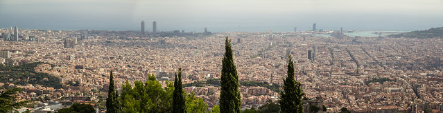 Spain - Barcelona views from Tibidabo