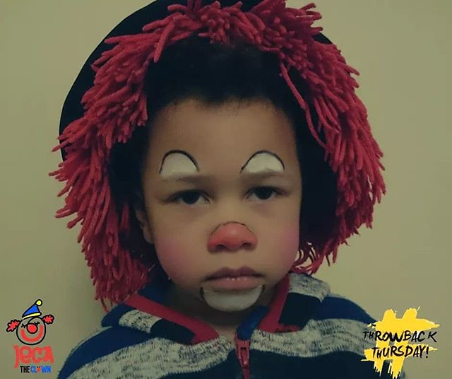 Today is Throwback Thursday and I'm sure I will get your like with this one here. 😍 #TBT #Babyclown #cutebaby #ThrowbackThursday #babyboy #cuteboy #cuteclown #clowns