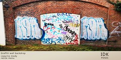 Graffiti wall backdrop