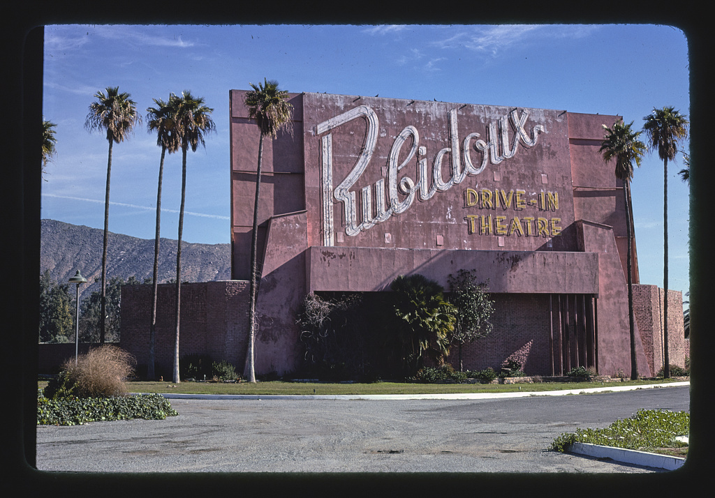 Rubidoux Drive-in Theater, Mission Boulevard, Rubidoux, California (LOC)