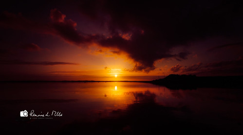 kircubbin fishing village county down sunset strangford lough reflections clouds sun yacht club silhouette
