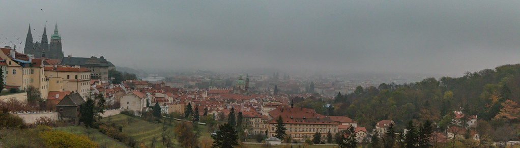 Last Look of Prague Castle