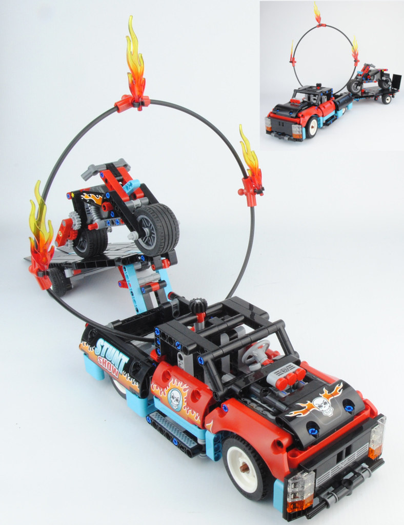 Review: 42106 Stunt Show Truck & Bike | Brickset: LEGO set guide and  database