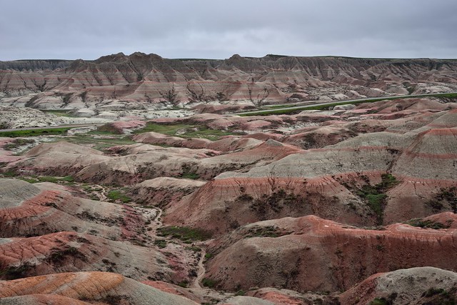 Badlands and Formations from the Big Foot Pass Overlook