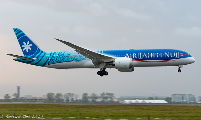 AIR TAHITI NUI 787-9 F-ONUI PARIS CHARLES DE GAULLE  06.10.2019