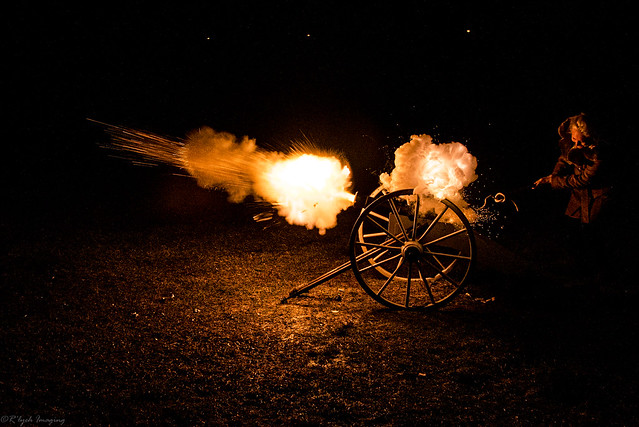 Fort Mifflin cannon fire