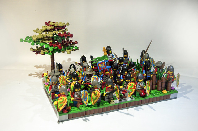 Men-at-arms (spear and shield)