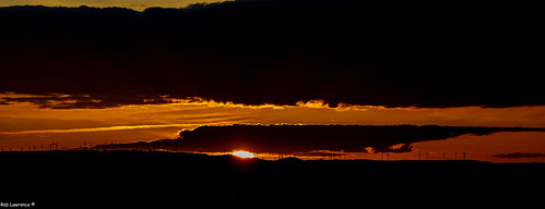 Sunset from Alfajarin Truckstop This Evening 26/01/2020 by Rab ., alfajarín