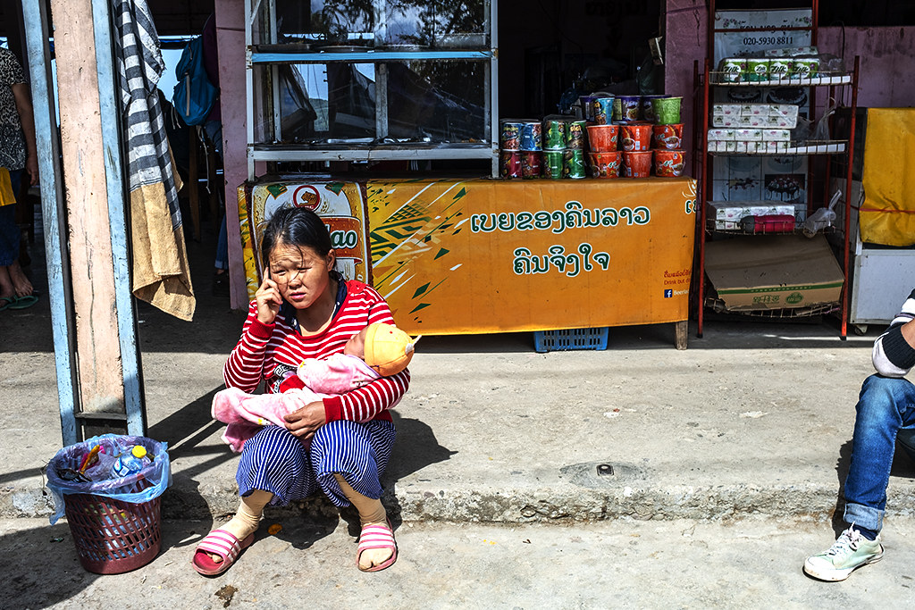 Woman with baby--Pho Kham