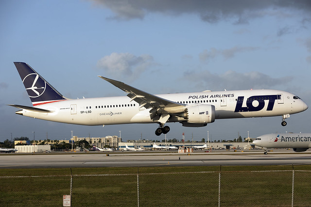 SP-LSD - Boeing 787-9 - LOT Polish Airlines - KMIA - 18 Jan 2020