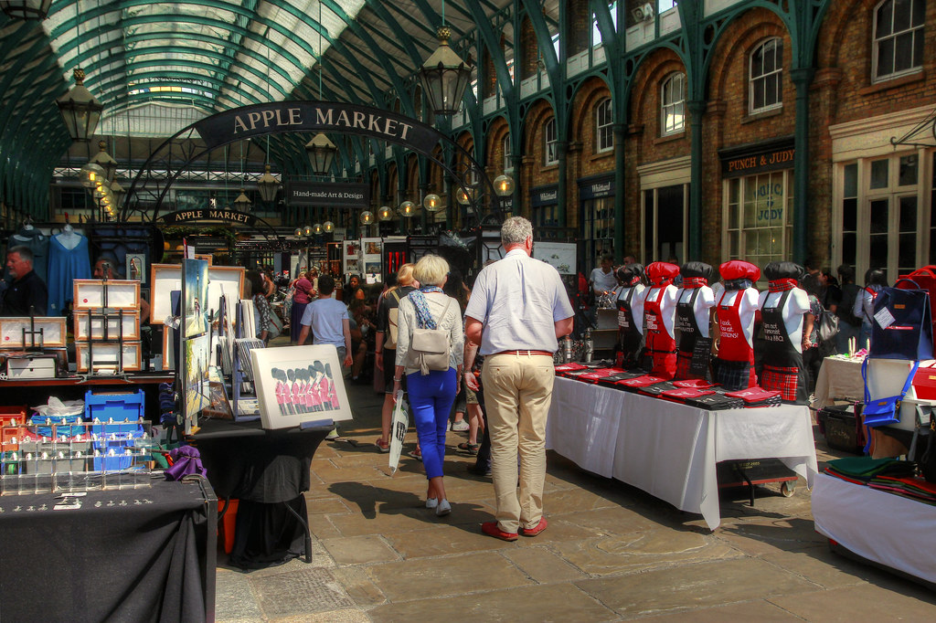 The Apple Market at Covent Garden.
