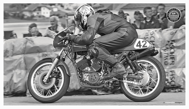 Moto Morini 3 1/2 Furtner jr Oldtimer GP Schwanenstadt (c) 2020 Bernard Egger :: rumoto images 2598 mono