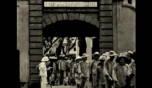 Convicts at the Camp of the Transportation, Devil's Island - 1939