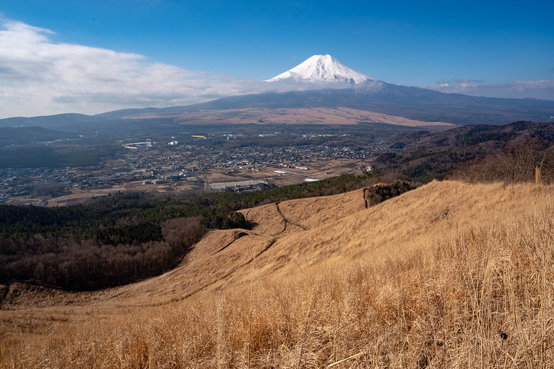 杓子山から富士山ビュー