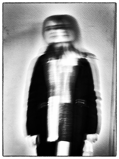 liliana, young girl portrait, abstract 2