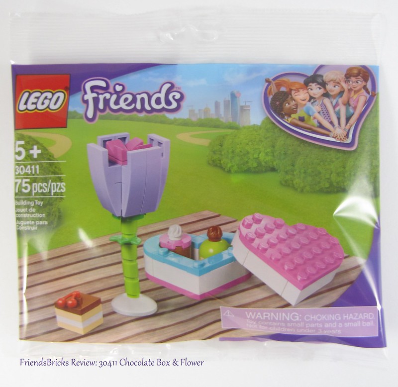 30411 Lego Friends Chocolate Box and Flower Brand New Polybag