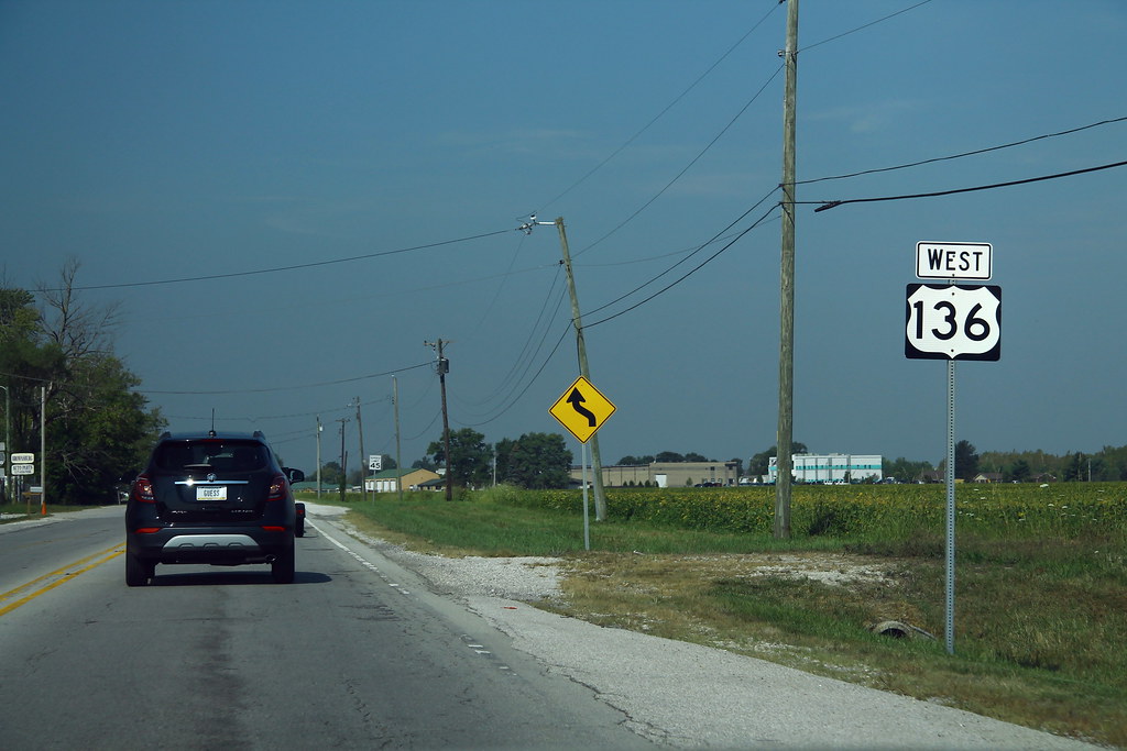 US136 West Sign