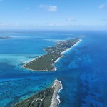Harbour Island Bahamas aerial image