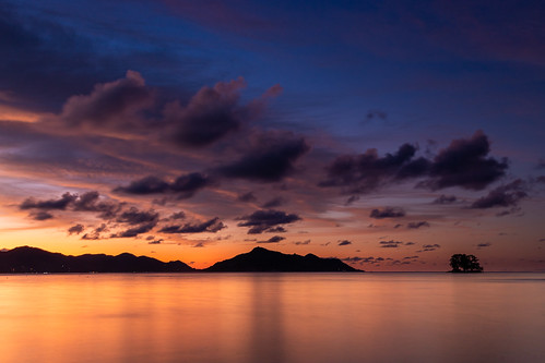 beach ladigue laplage seychellen seychelles sonnenuntergang strand sunset baiesainteanne