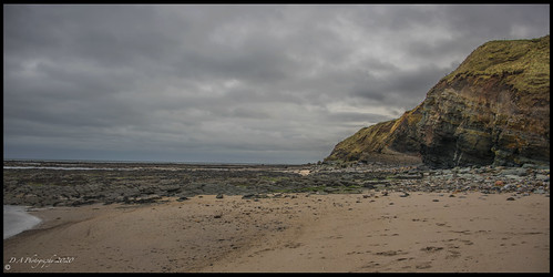 tweedmouth northumberland coast coastal beach rocks berwickupontweed landscape seascape