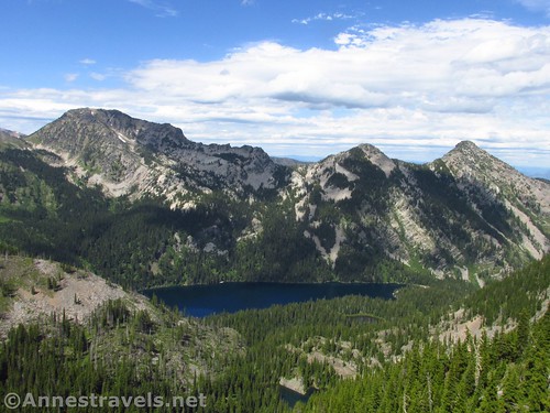 Wanless Lake from Goat Peak, Cabinet Mountains Wilderness, Montana