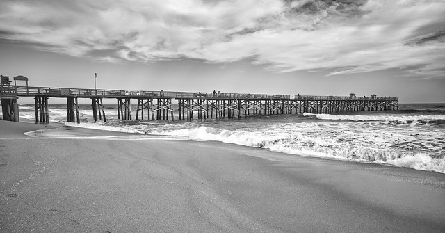 The Longest Pier. Flagger Beach, Florida
