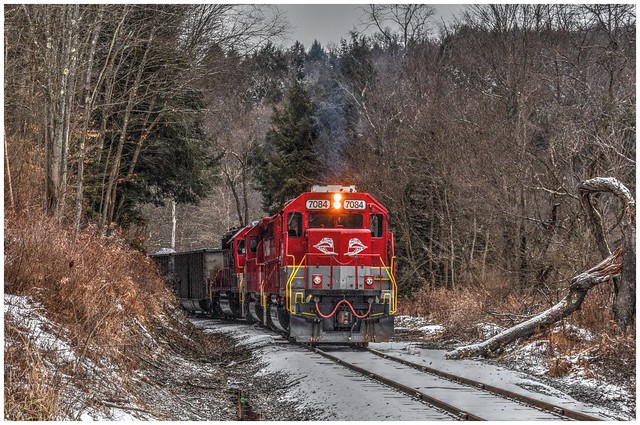 RJ Corman Railroad @ Cherry Tree, PA