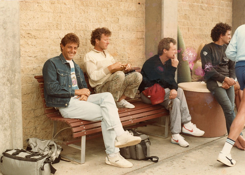 Shaun Tomson & Peter Simon at Surfest 1985 - Newcastle, N.S.W
