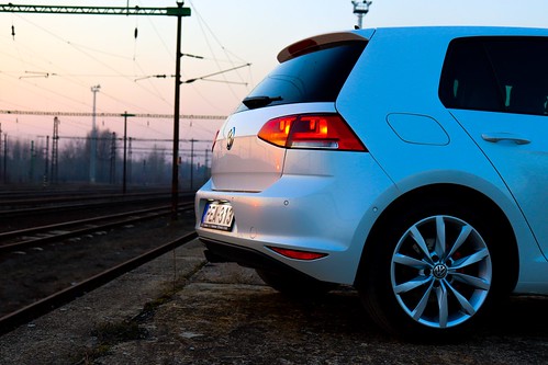 car volkswagen golf white freedom sunset peace photography canon eos